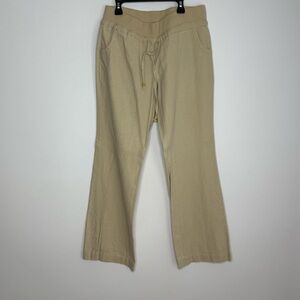 Love Tree Beige Ribbed Waist Pants
